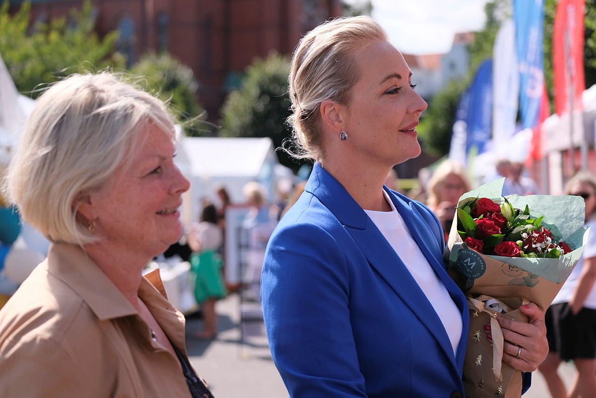 Yulia Navalnaya visiting Arendal, Arendalsuka