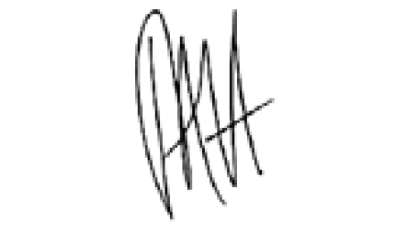 A close-up of a signature

AI-generated content may be incorrect.