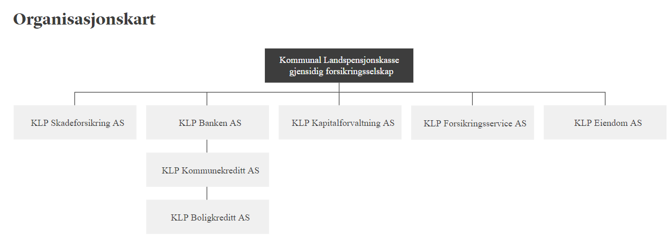 Organisasjonskart
