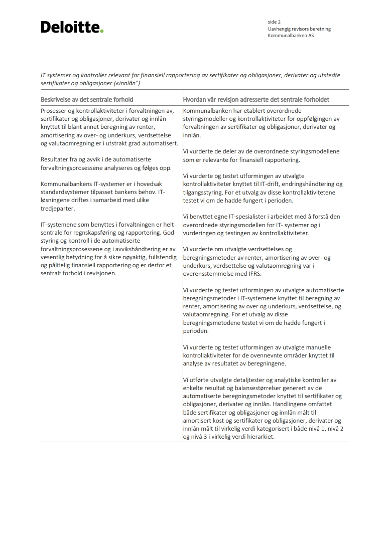 Revisjonsberetning 2024